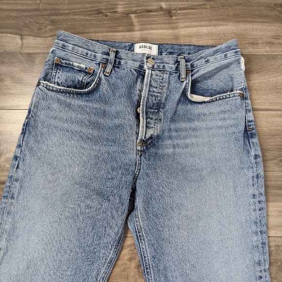 Agolde Ripley Mid Rise Straight Size 27 - Picture 3 of 13